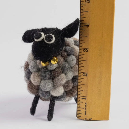 Pebble the Gray Ball Sheep