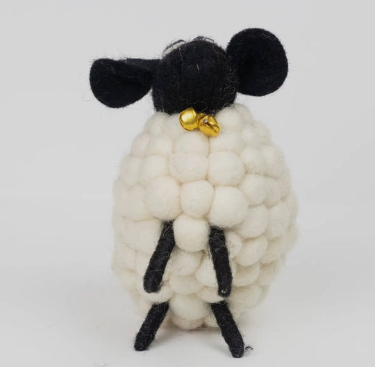 Felt Sheep Rainbow Wool Ball (Choose Color)