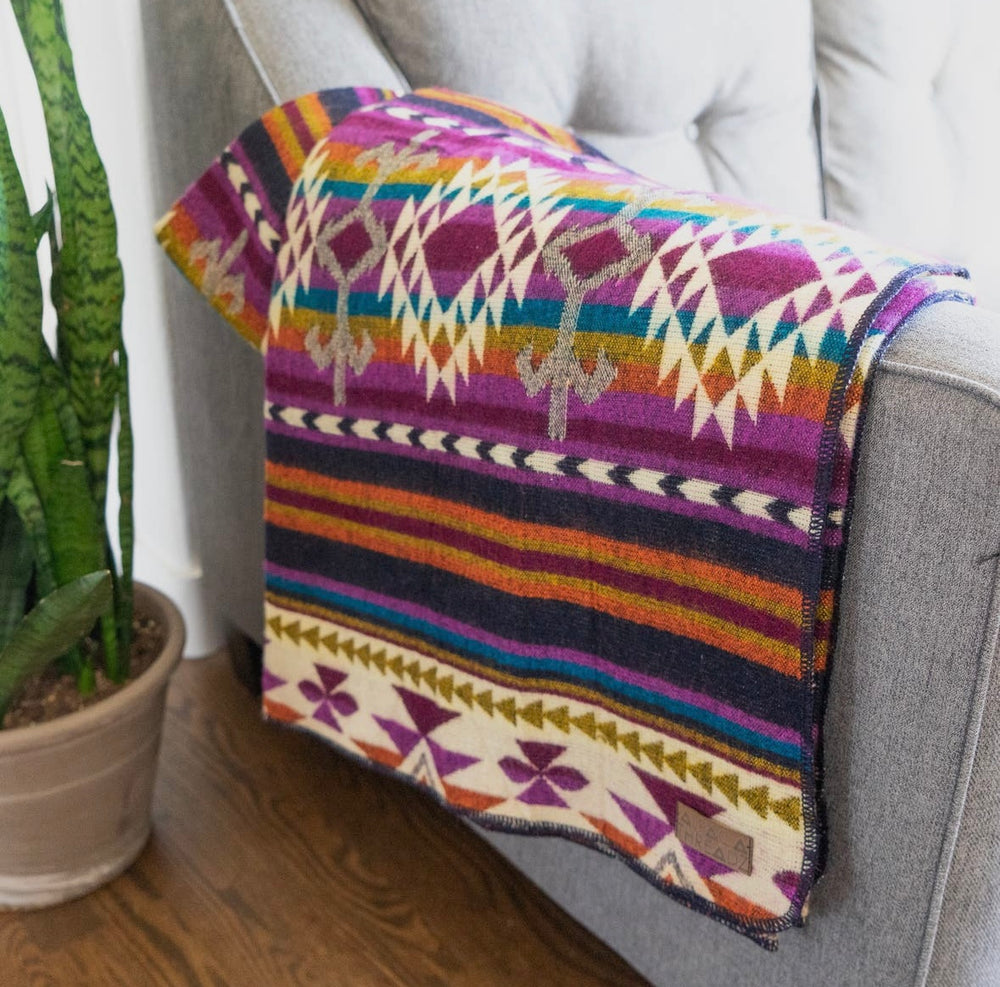 Sacred Valley Alpaca Blanket