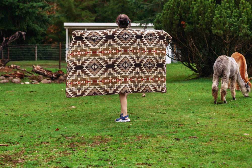 Nazca - Desert - Alpaca Wool Blanket - Enchanted Farms
