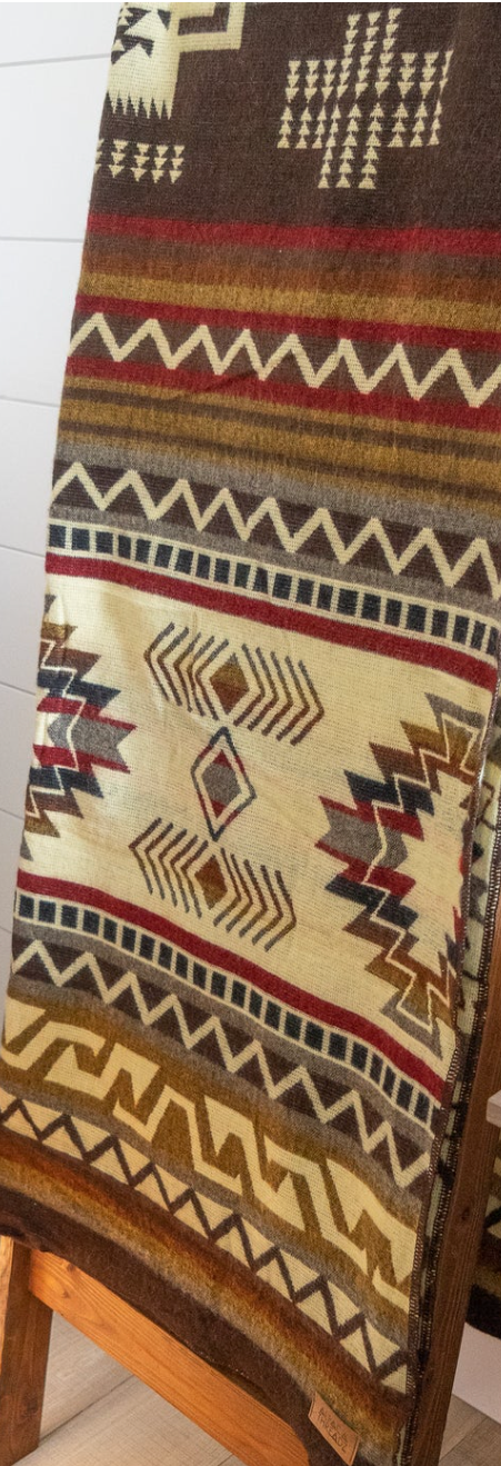 Desert Canyon Alpaca Wool Blanket