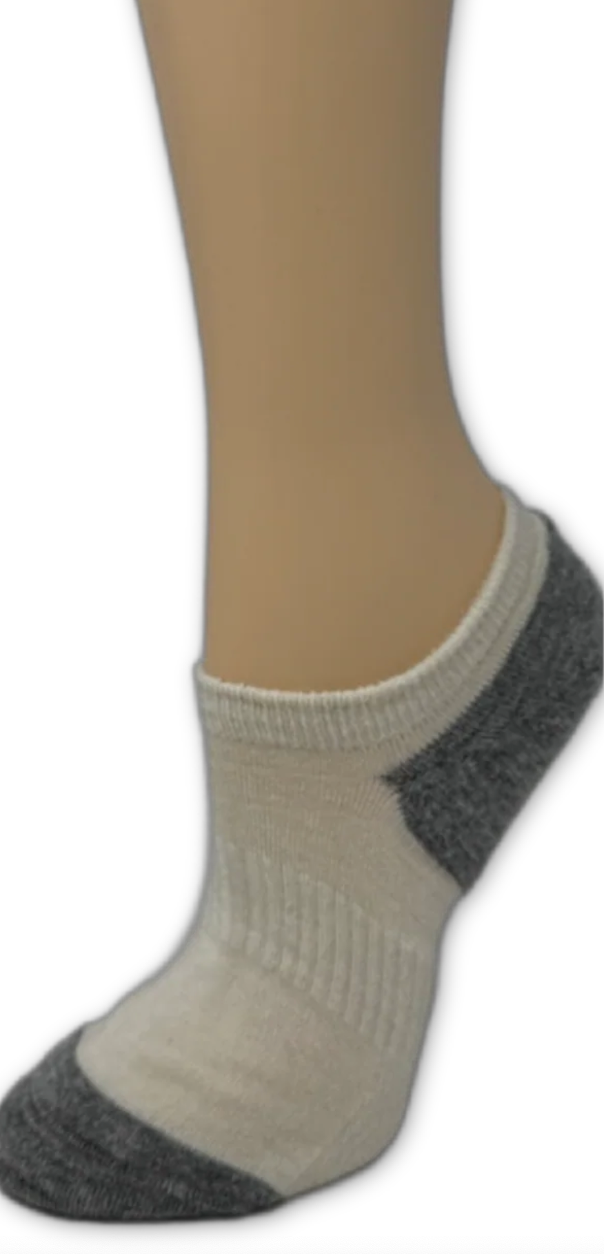 No Show Sock - Ivory