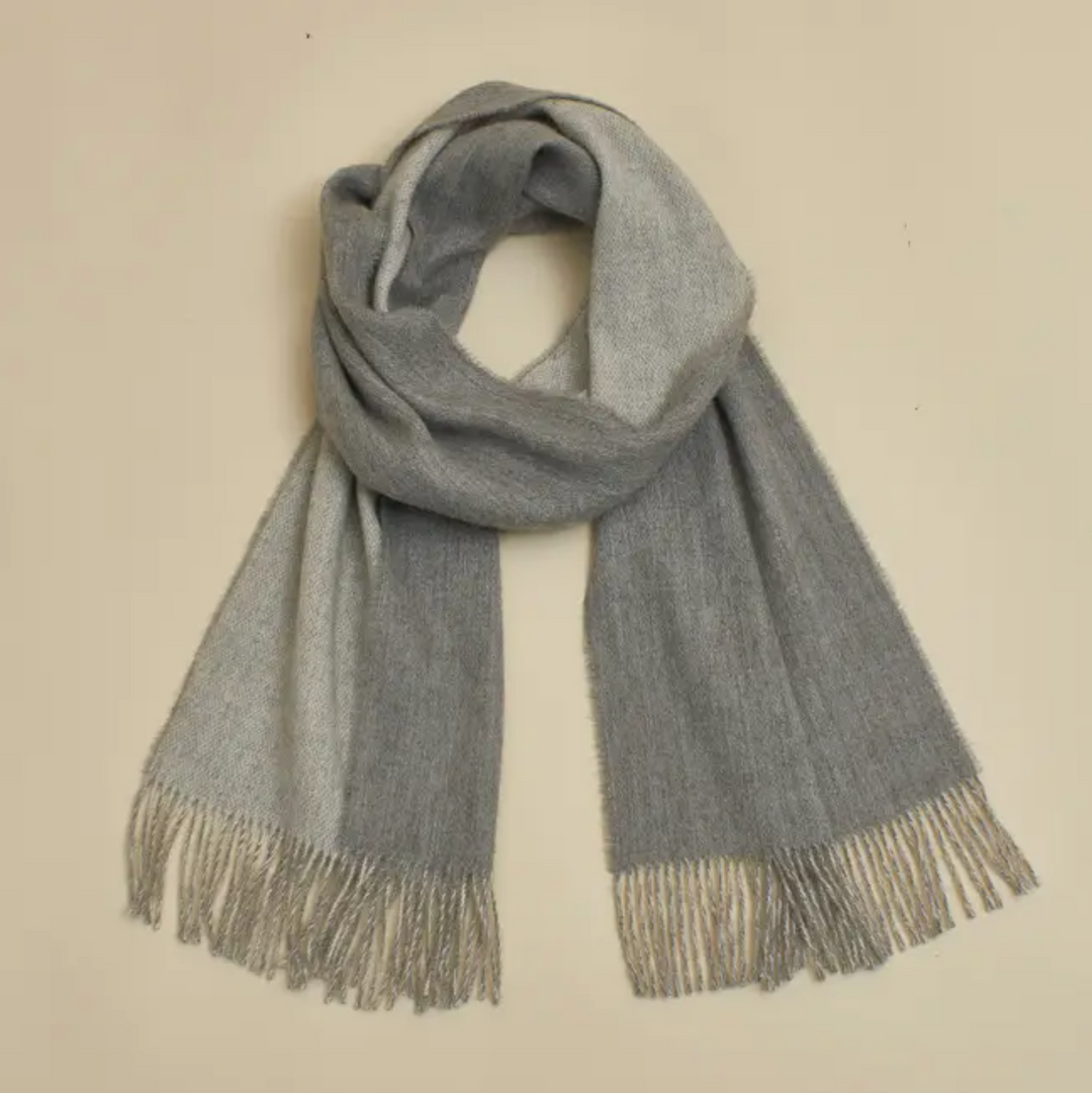 Baby Alpaca Scarf - Double Sided - Choose Color