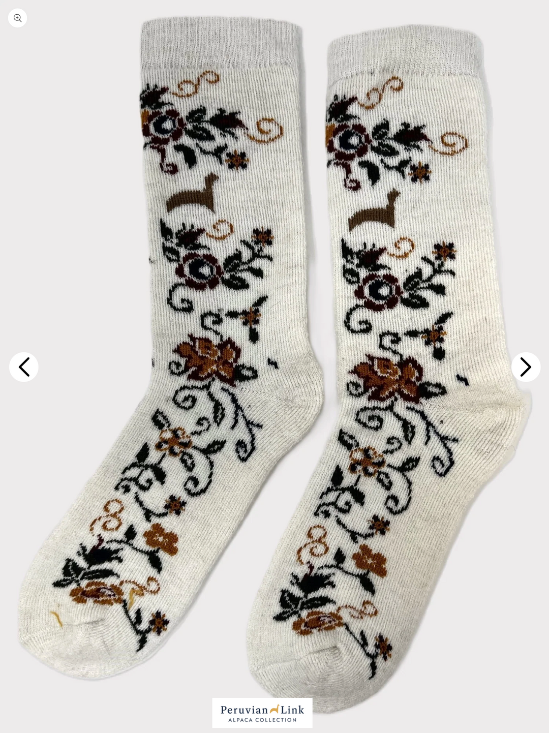 Prairie Socks in Ivory