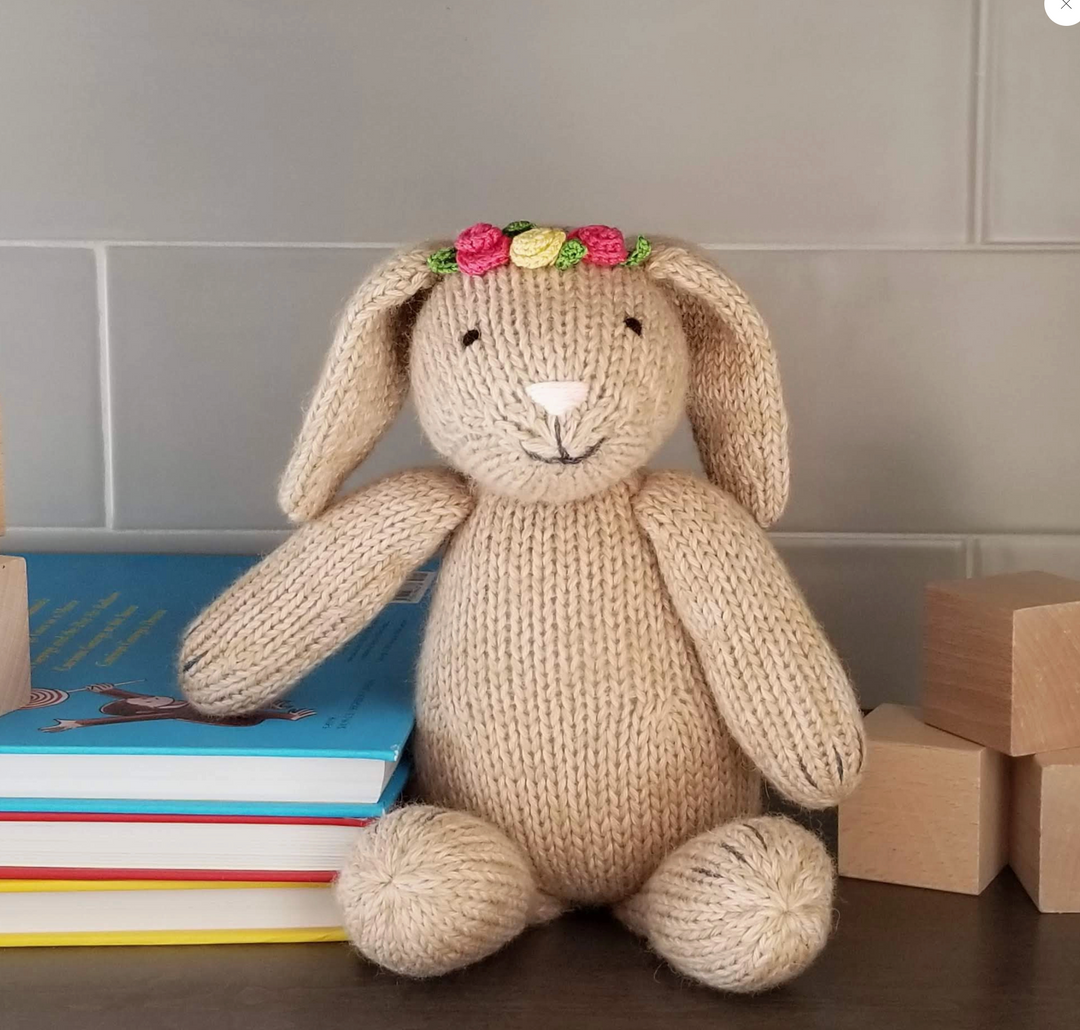 Hand-Knit Bunny