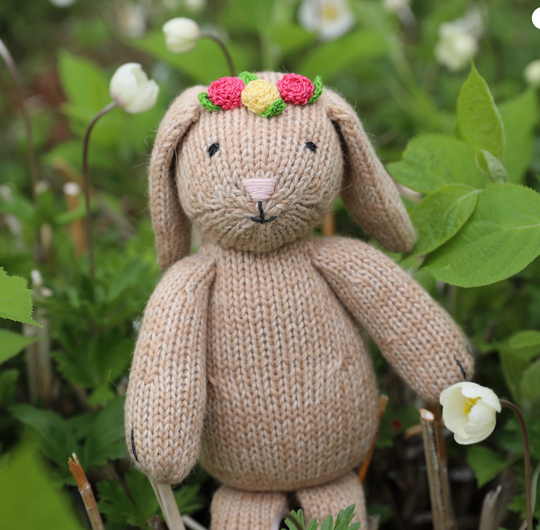 Hand-Knit Bunny