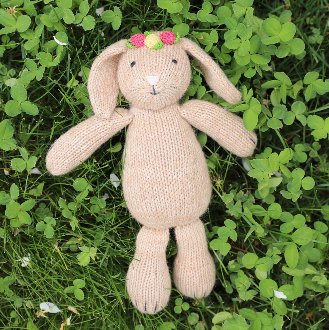 Hand-Knit Bunny