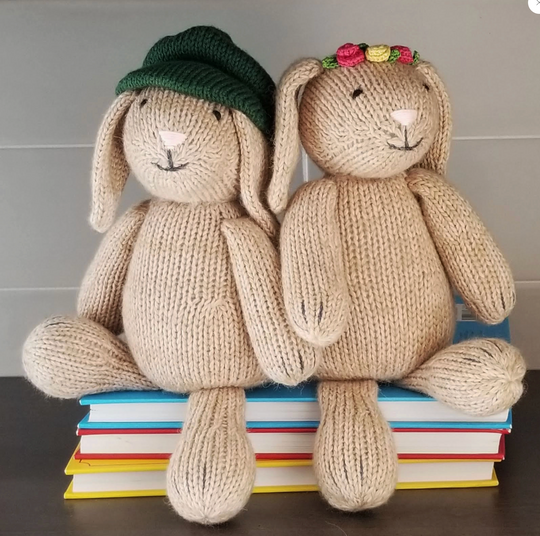 Hand-Knit Bunny