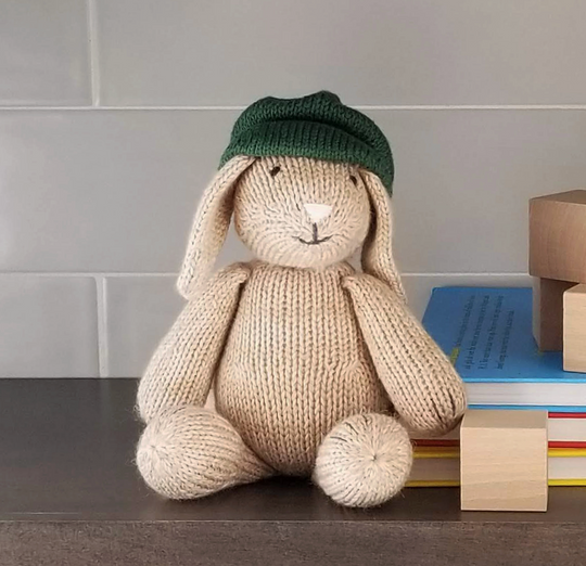 Hand-Knit Bunny