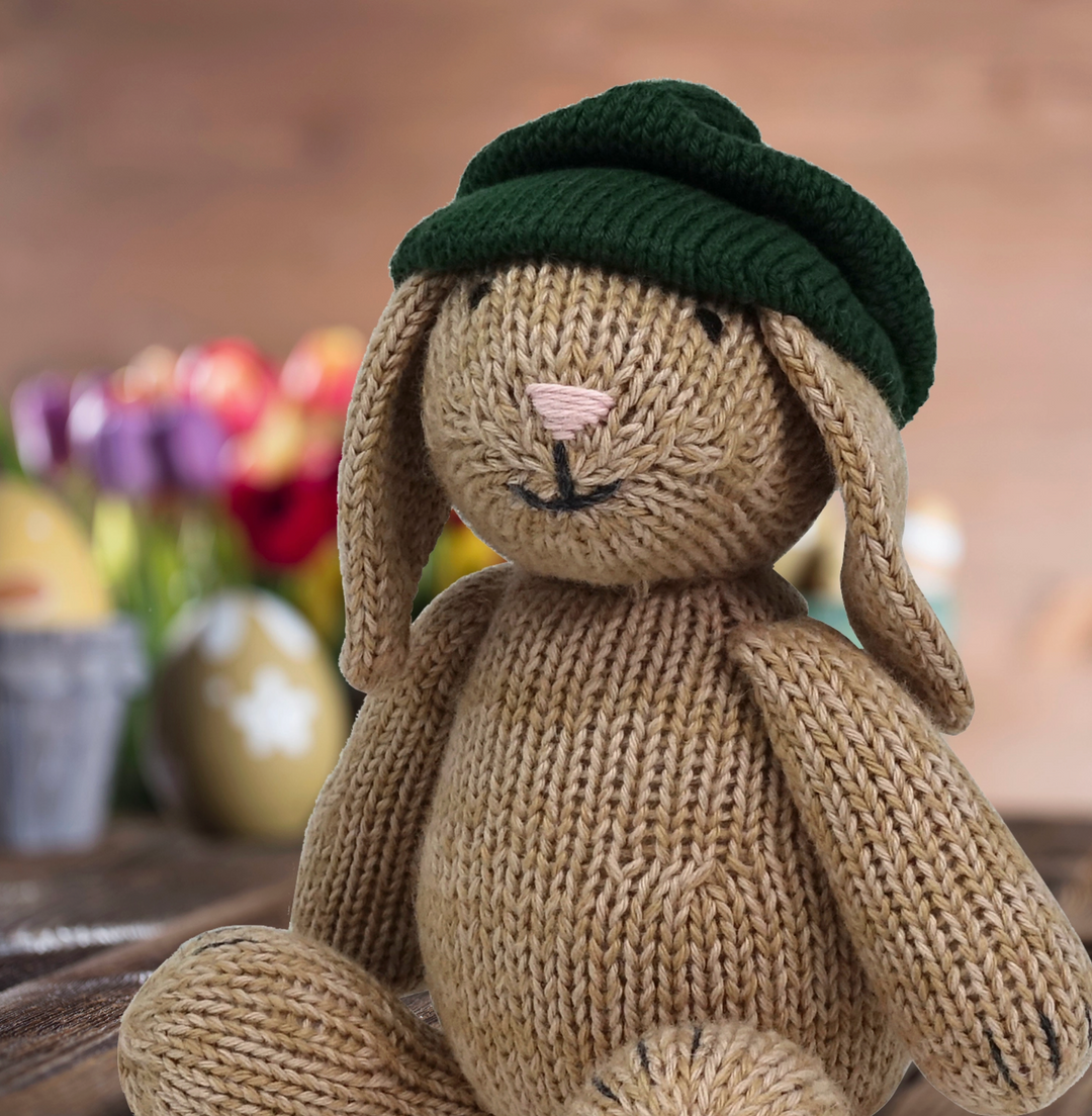 Hand-Knit Bunny
