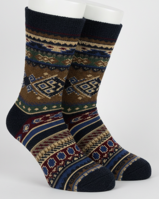 Lodge Alpaca Socks — Sandstorm, second view