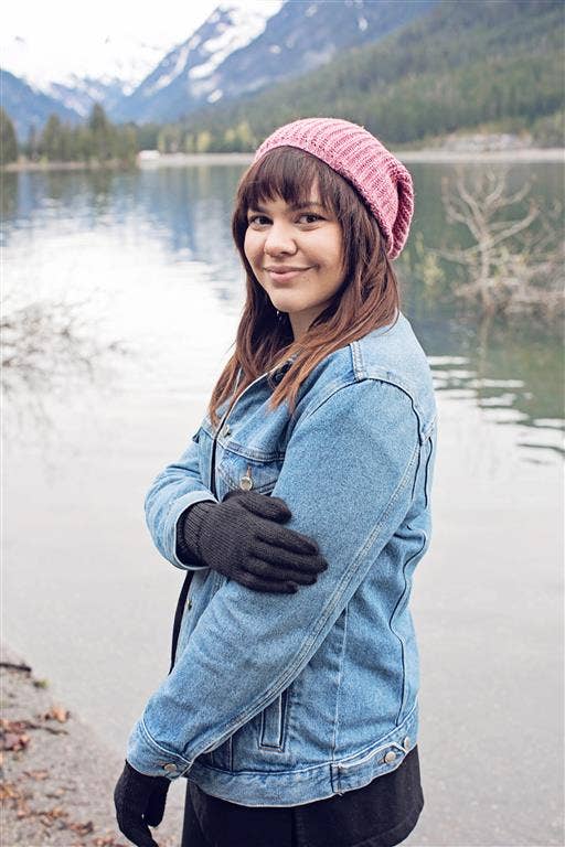 Iditarod double-thick reversible 100% alpaca gloves — view 8