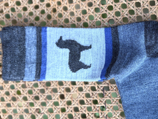 Close-up of the alpaca silhouette