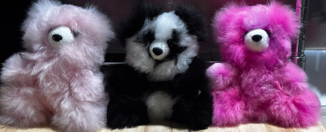 Snowbluff – Alpaca Fur Teddy Bear Alpaca Stuffie
