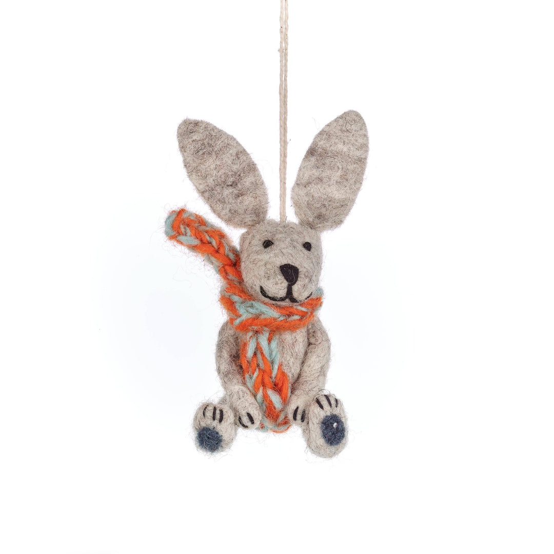 Handmade Felt Harlow the Hare Easter Decoration