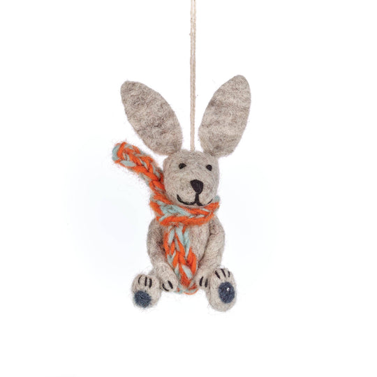 Handmade Felt Harlow the Hare Easter Decoration