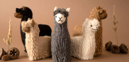 Alpacadorable Ornament — 100% Baby Alpaca, Handmade in Peru
