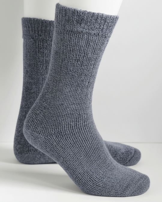 Ultimate Outdoor Alpaca Socks — Denim colorway
