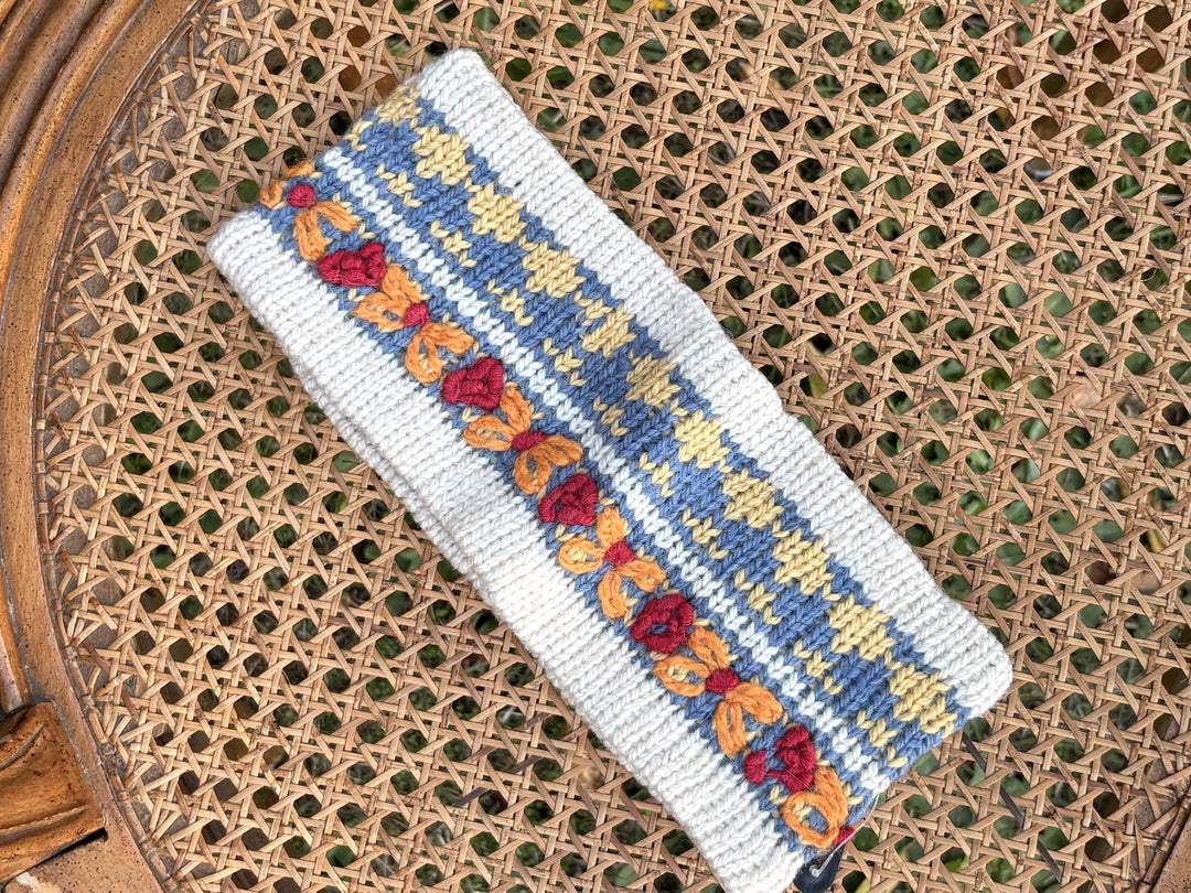 Wildflower headband in cream